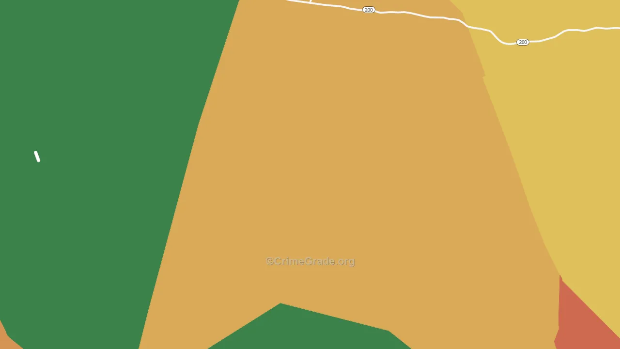 Paauhau, HI Map of Arson Rates