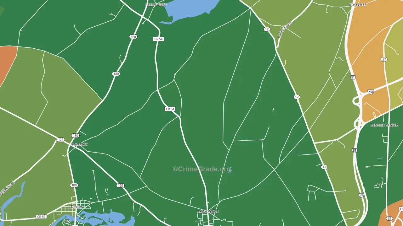 Paddy Hill, NY Map of Arson Rates