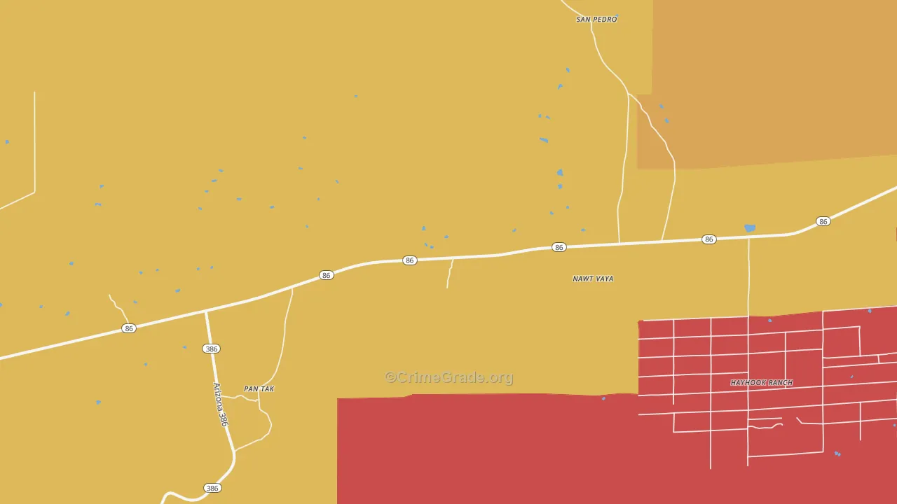 Pan Tak, AZ Map of Arson Rates