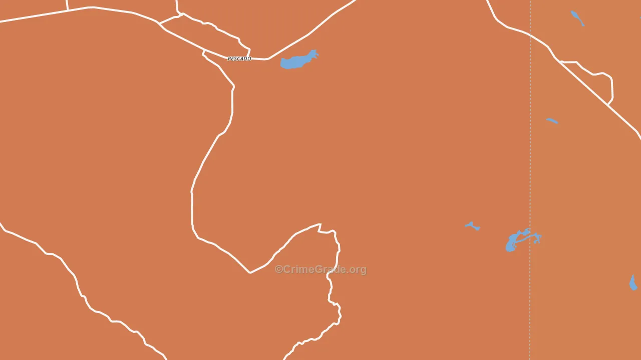 Pescado, NM Map of Arson Rates