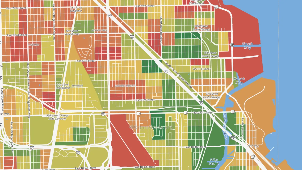 Pill Hill, Chicago, IL Map of Arson Rates