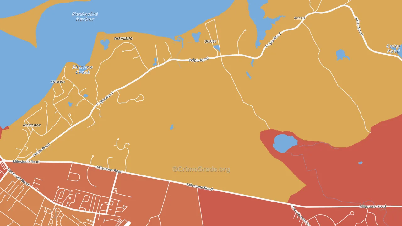 Quaise, MA Map of Arson Rates