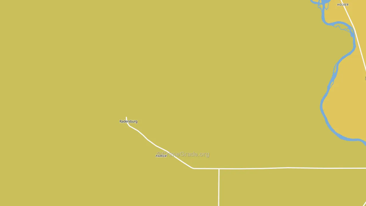 Radersburg, MT Map of Arson Rates