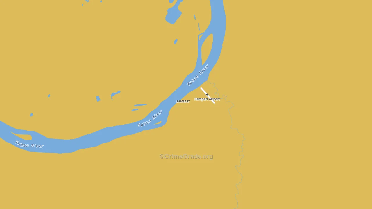 Rampart, AK Map of Arson Rates