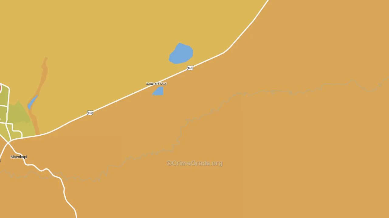 Rare Metals, AZ Map of Arson Rates