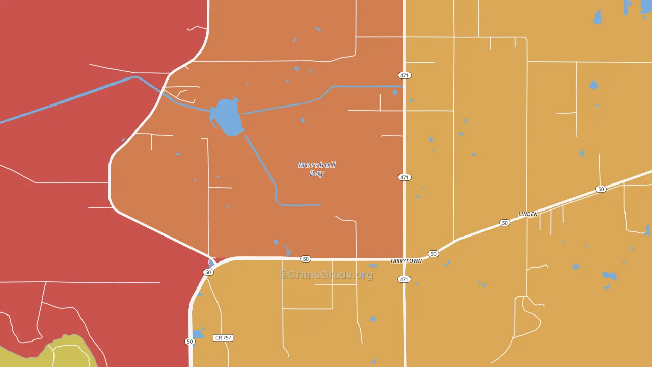 Rdg Mnr Est, FL Map of Arson Rates