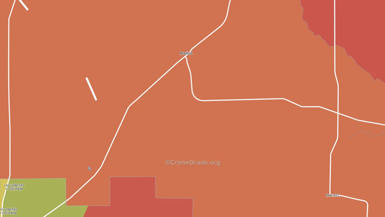 Realitos, TX Map of Arson Rates