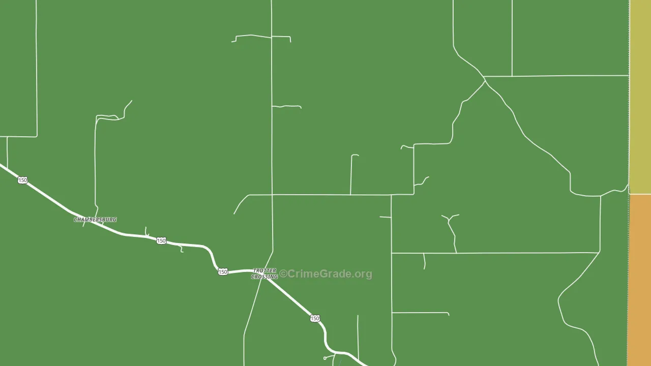 Rego, IN Map of Arson Rates