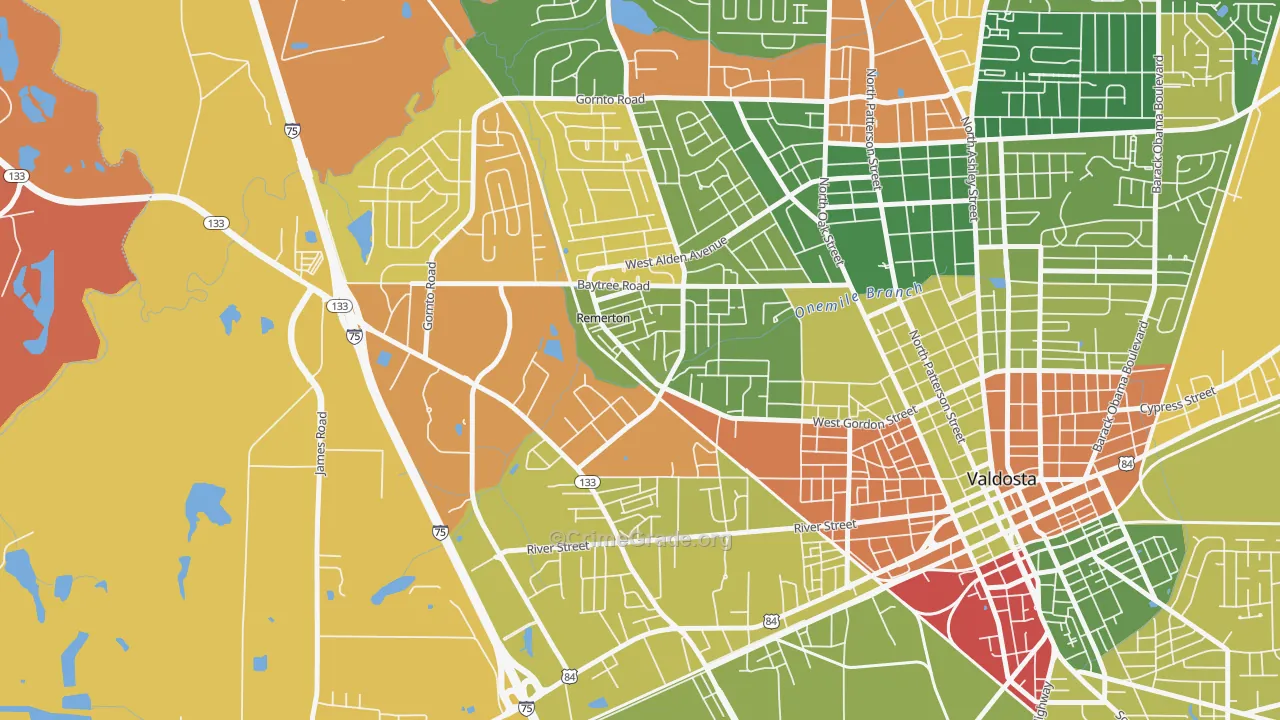 Remerton, GA Map of Arson Rates