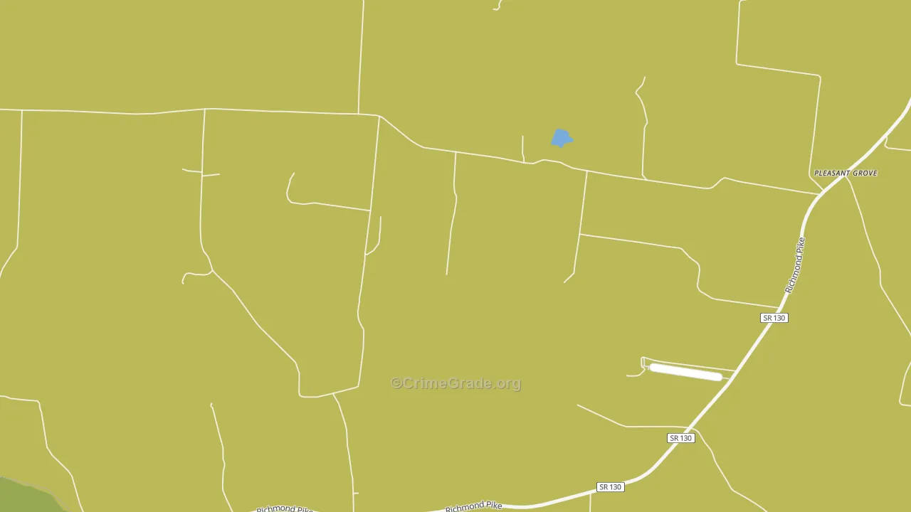 Richmond, TN Map of Arson Rates