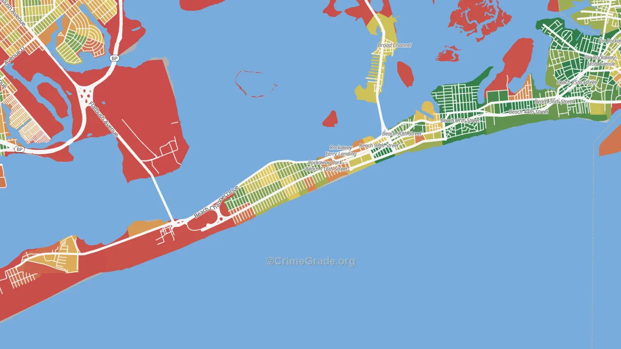 Rockaway Park, Queens, NY Map of Arson Rates