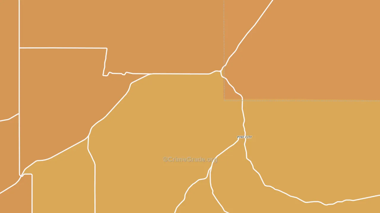 Ruggs, OR Map of Arson Rates
