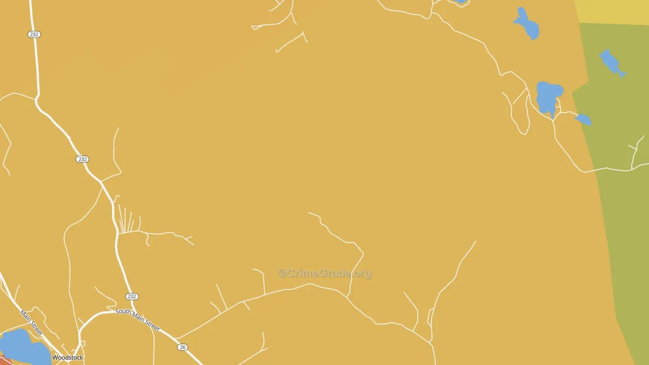 Rumford Corner, ME Map of Arson Rates