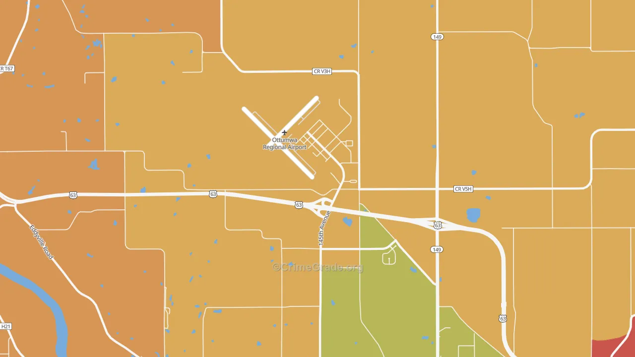 Rutledge, IA Map of Arson Rates