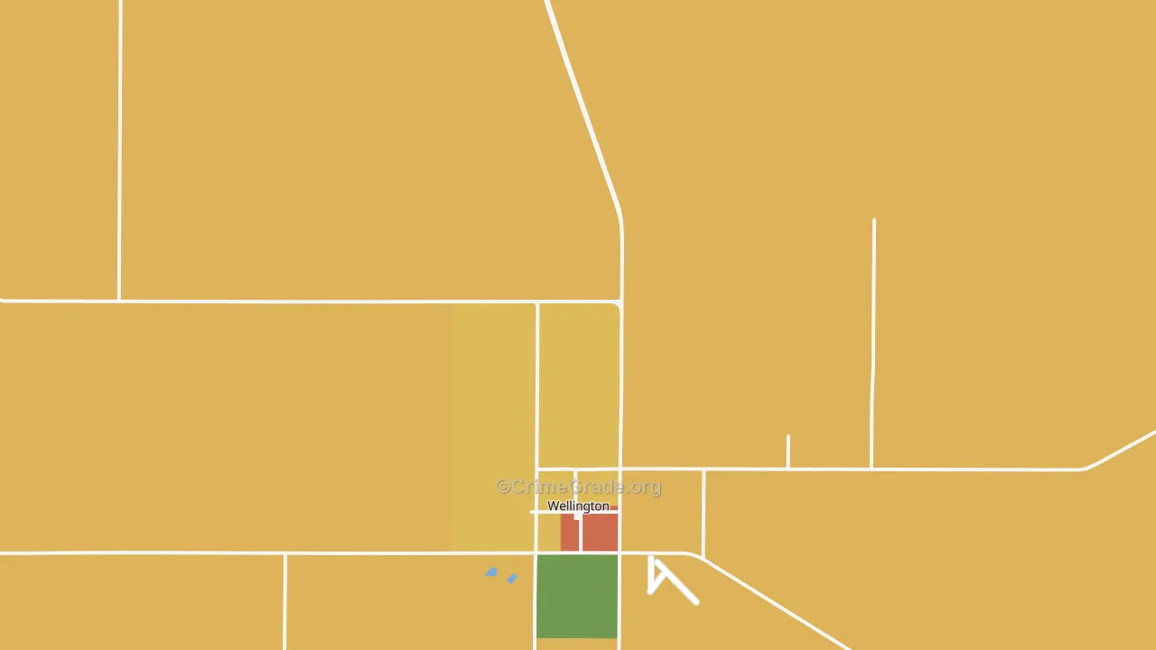 Samnorwood, TX Map of Arson Rates