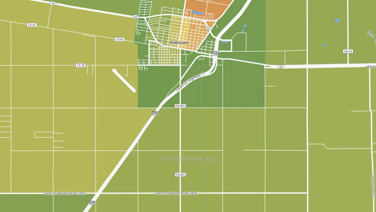 San Pedro, TX Map of Arson Rates