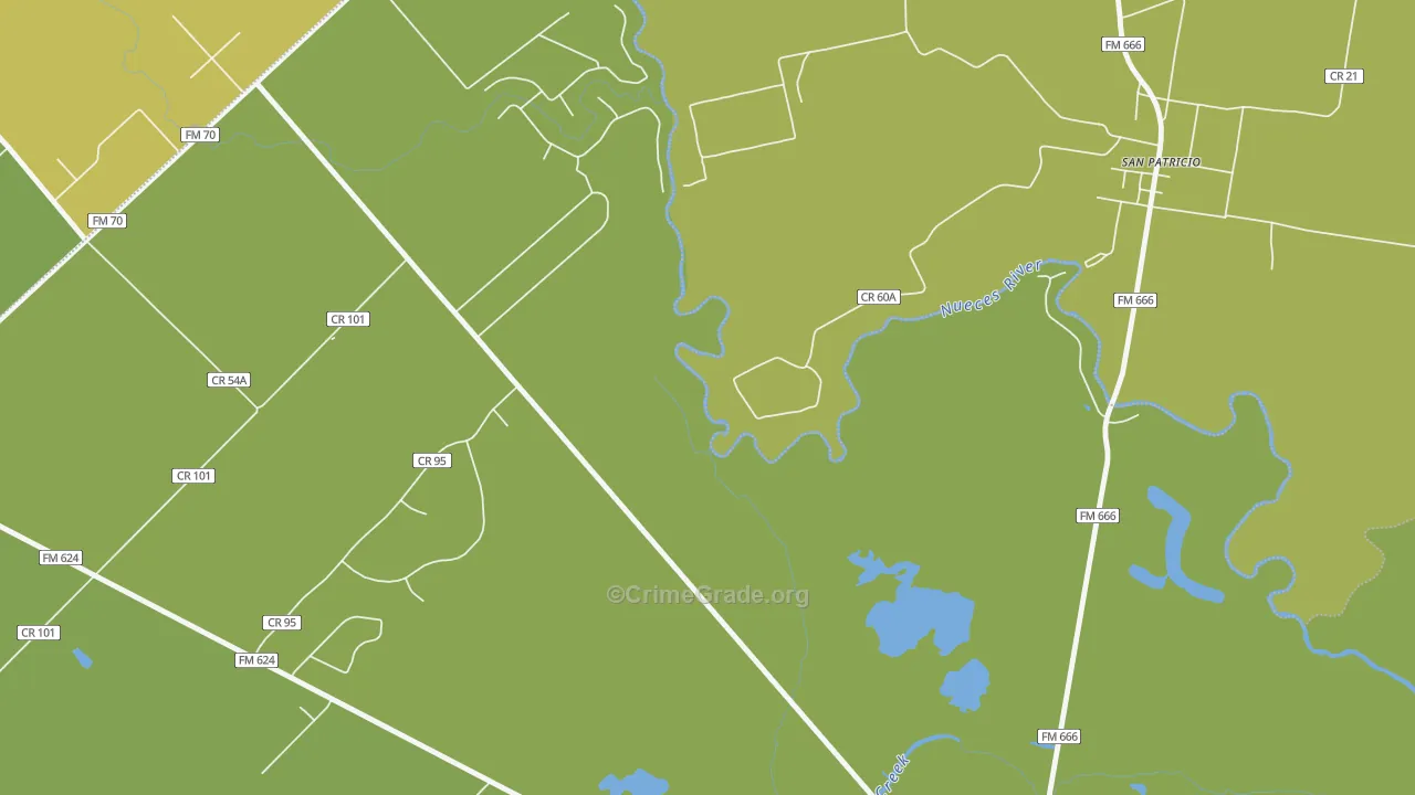 Sandy Hollow-Escondidas, TX Map of Arson Rates