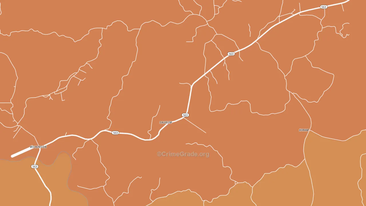 Saukum, MS Map of Arson Rates