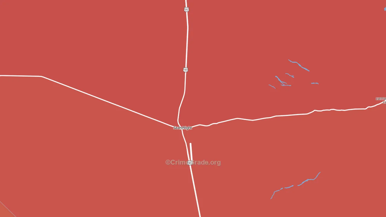 Searchlight, NV Map of Arson Rates