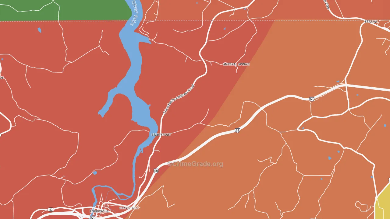 Selbysport, MD Map of Arson Rates