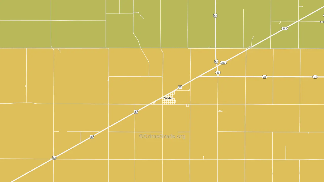 Selden, KS Map of Arson Rates