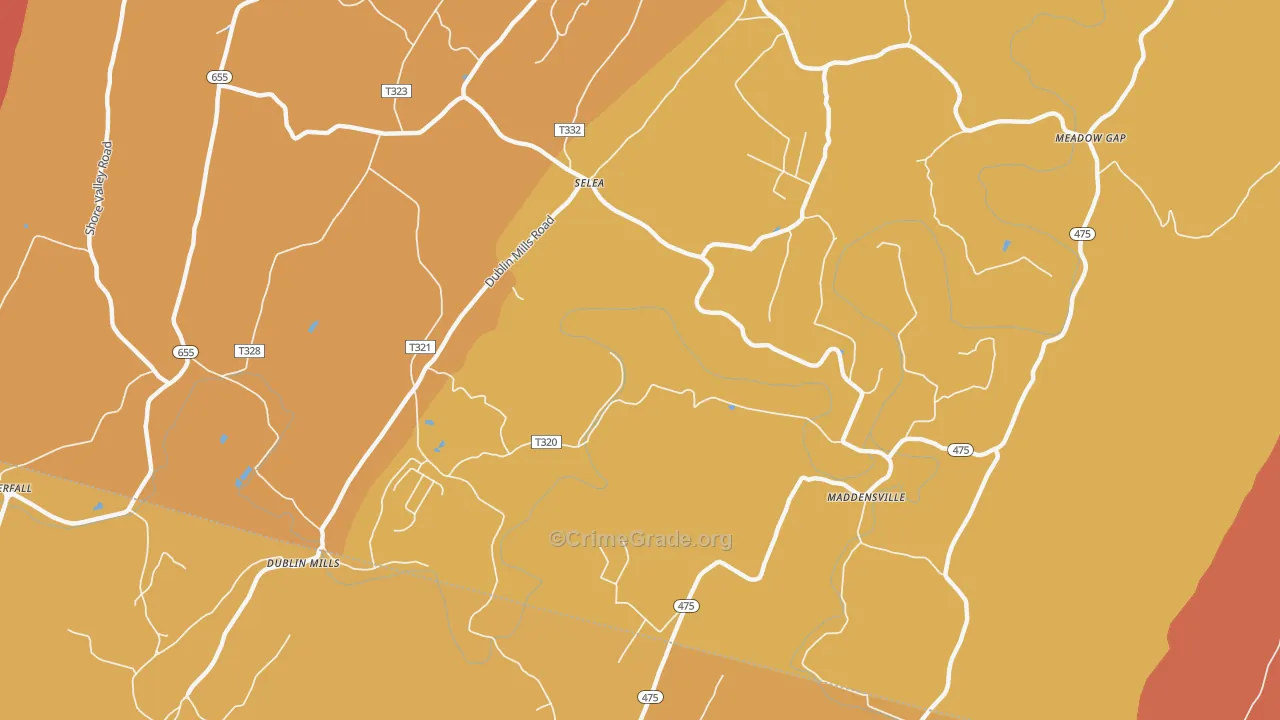 Selea, PA Map of Arson Rates