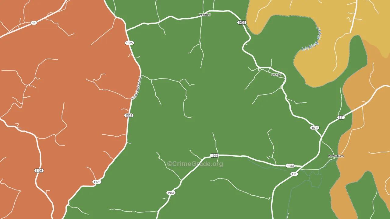 Sherburne, KY Map of Arson Rates