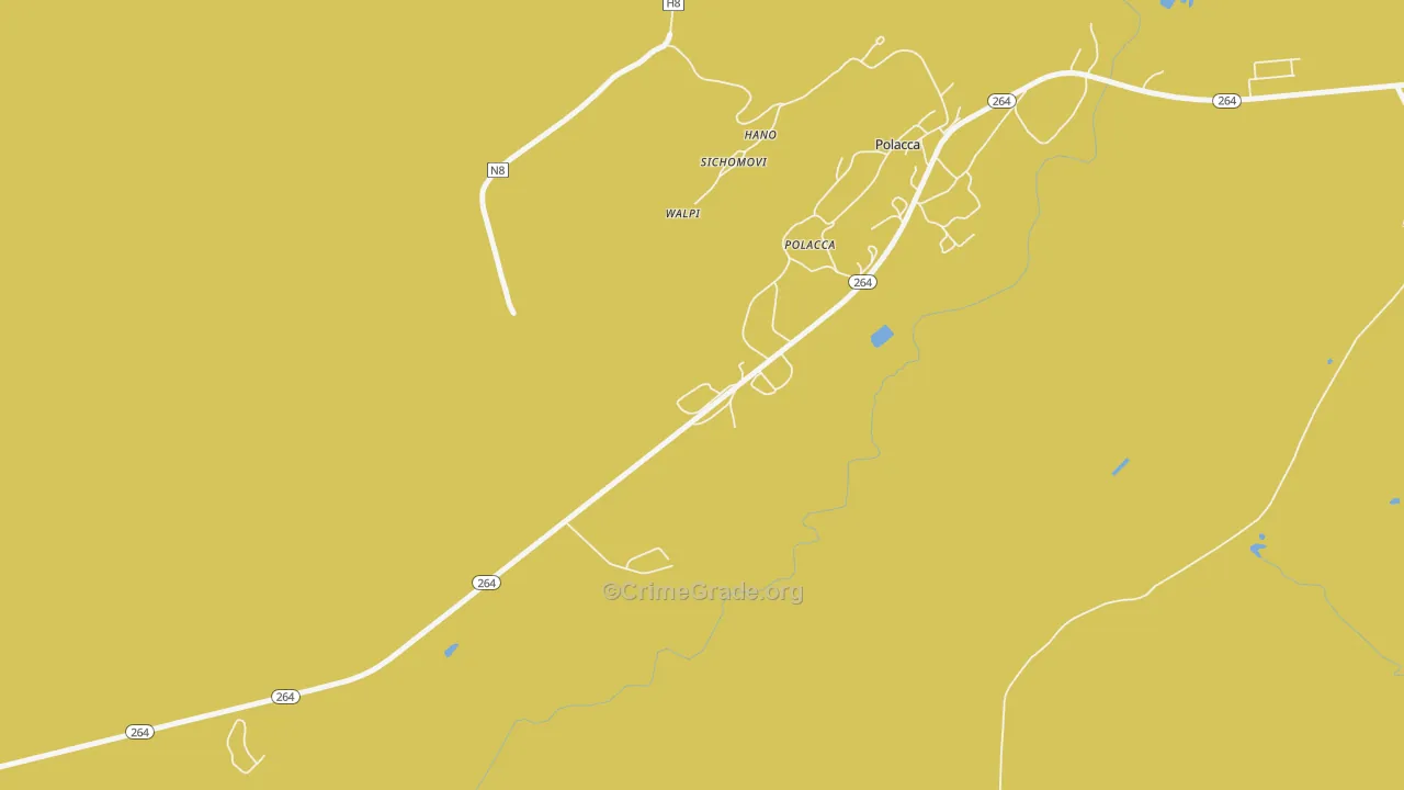 Sichomovi, AZ Map of Arson Rates