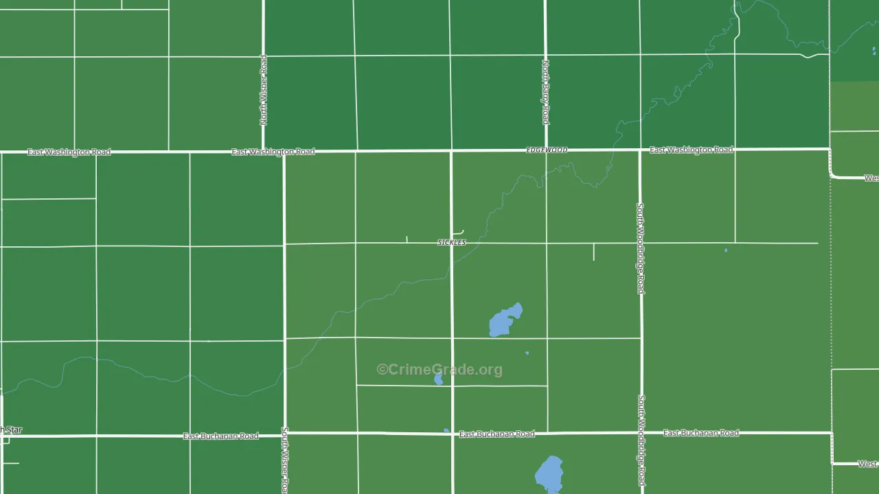 Sickles, MI Map of Arson Rates
