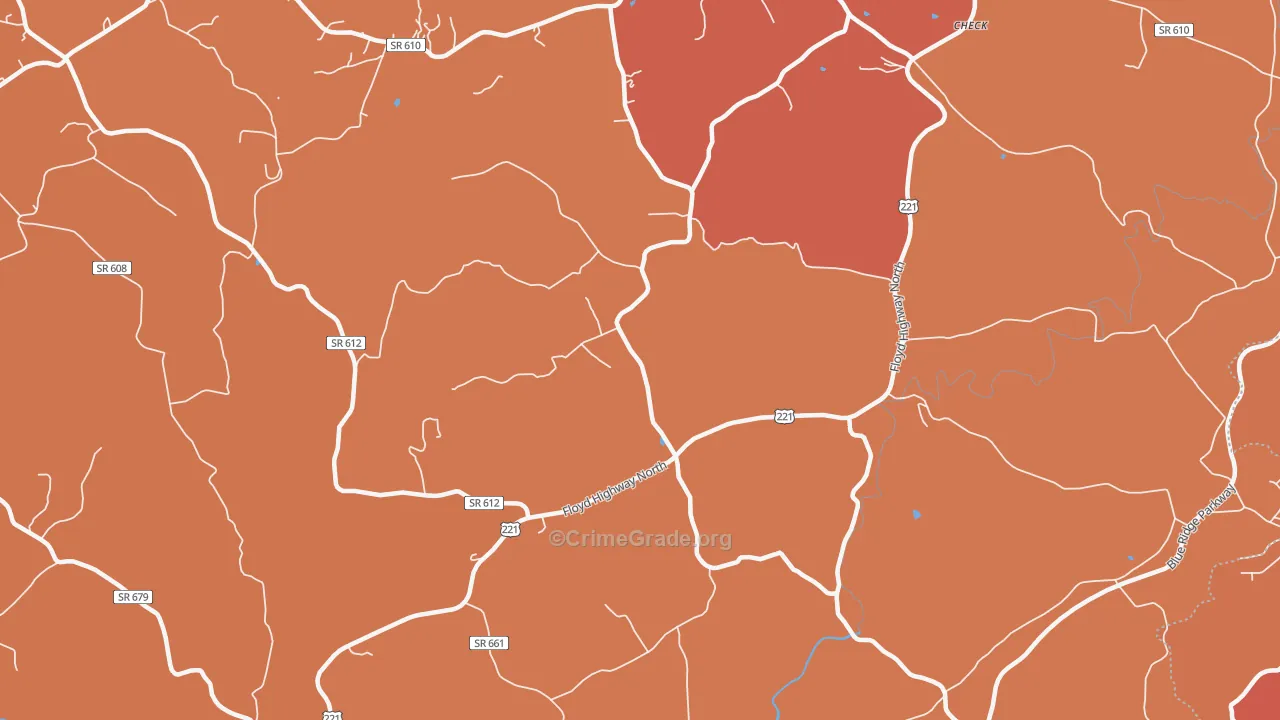 Simpsons, VA Map of Arson Rates