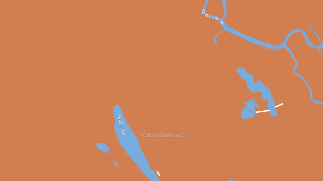 Skwentna, AK Map of Arson Rates