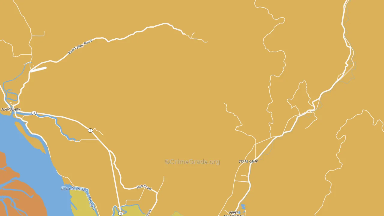 Sleepy Hollow, WA Map of Arson Rates