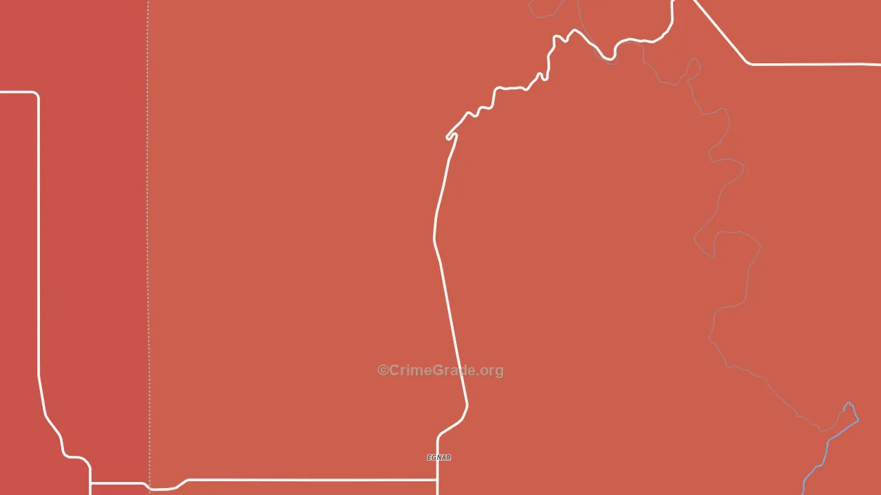 Slick Rock, CO Map of Arson Rates