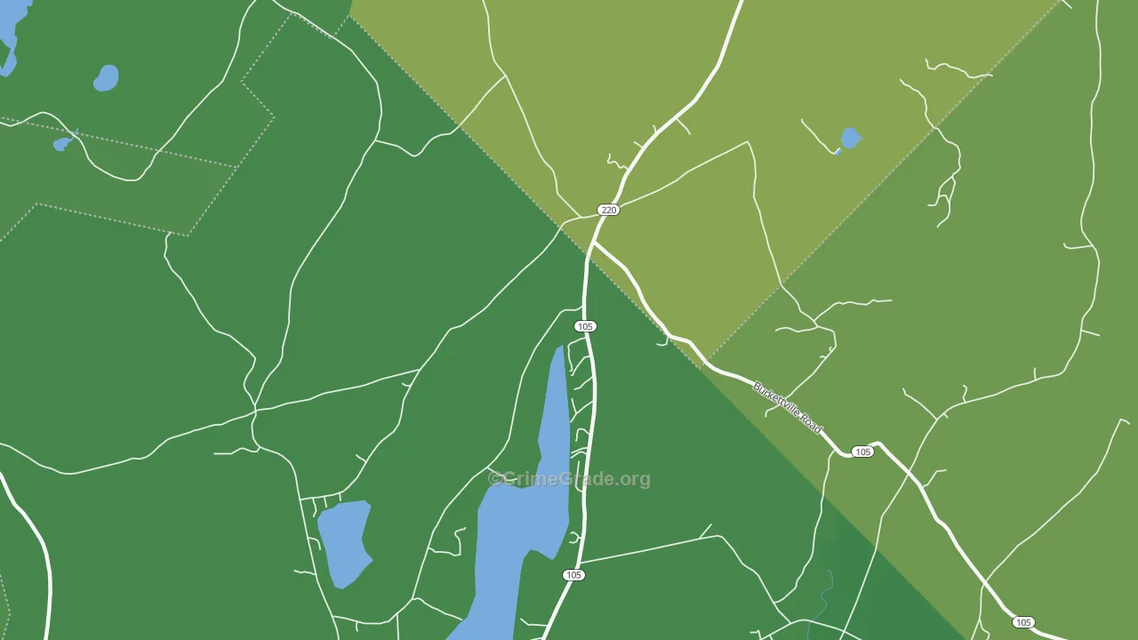 South Liberty, ME Map of Arson Rates