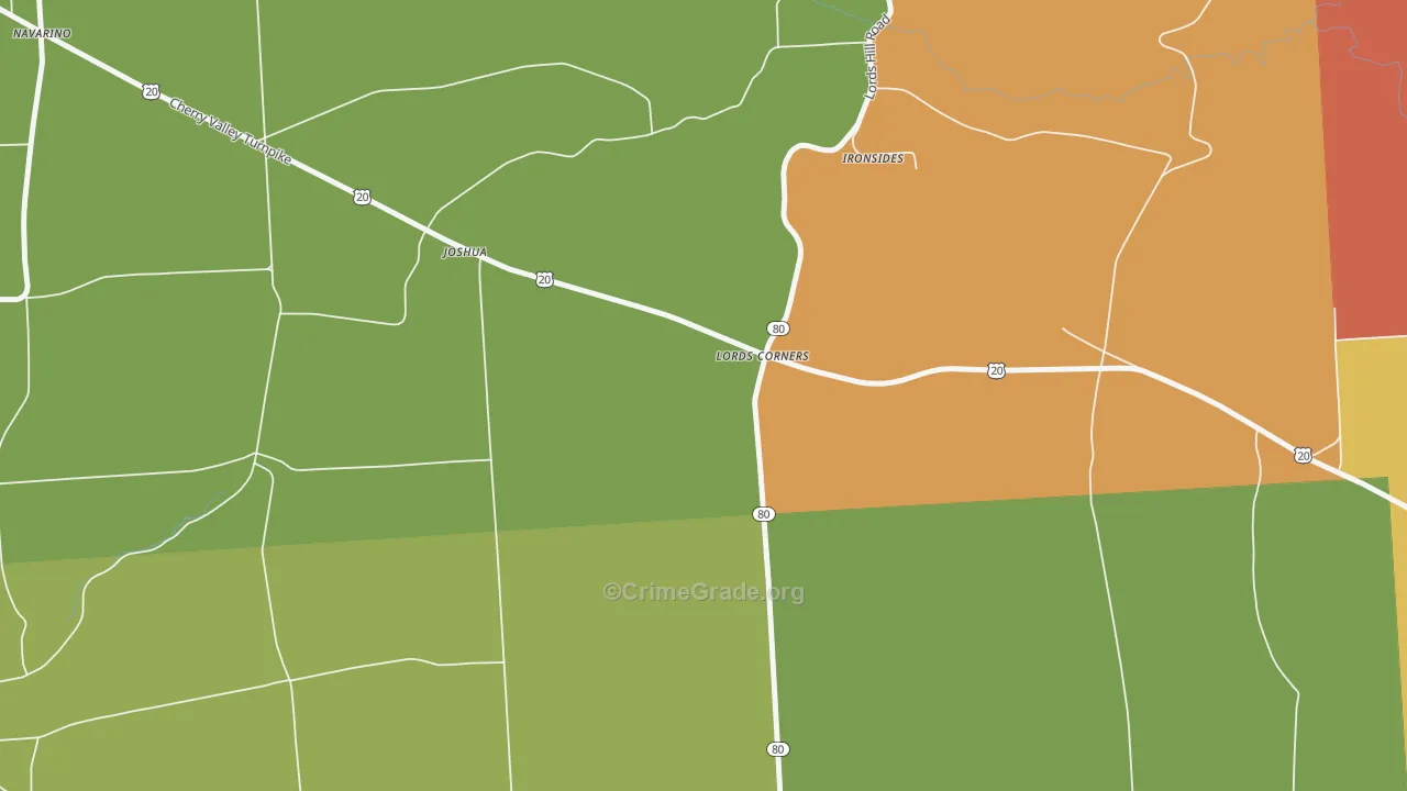 South Onondaga, NY Map of Arson Rates