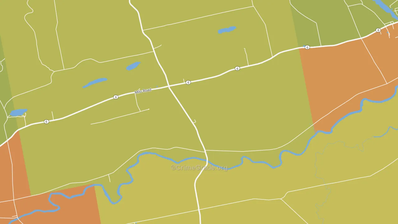 South Sebec, ME Map of Arson Rates