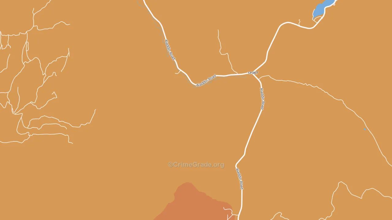 Spirit, WA Map of Arson Rates