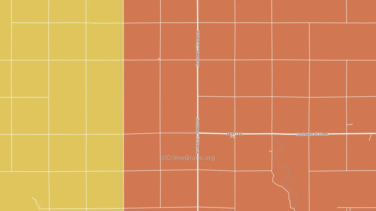 St. Leo, KS Map of Arson Rates