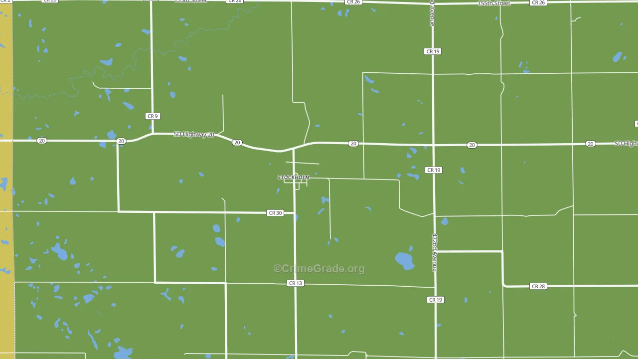 Stockholm, SD Map of Arson Rates
