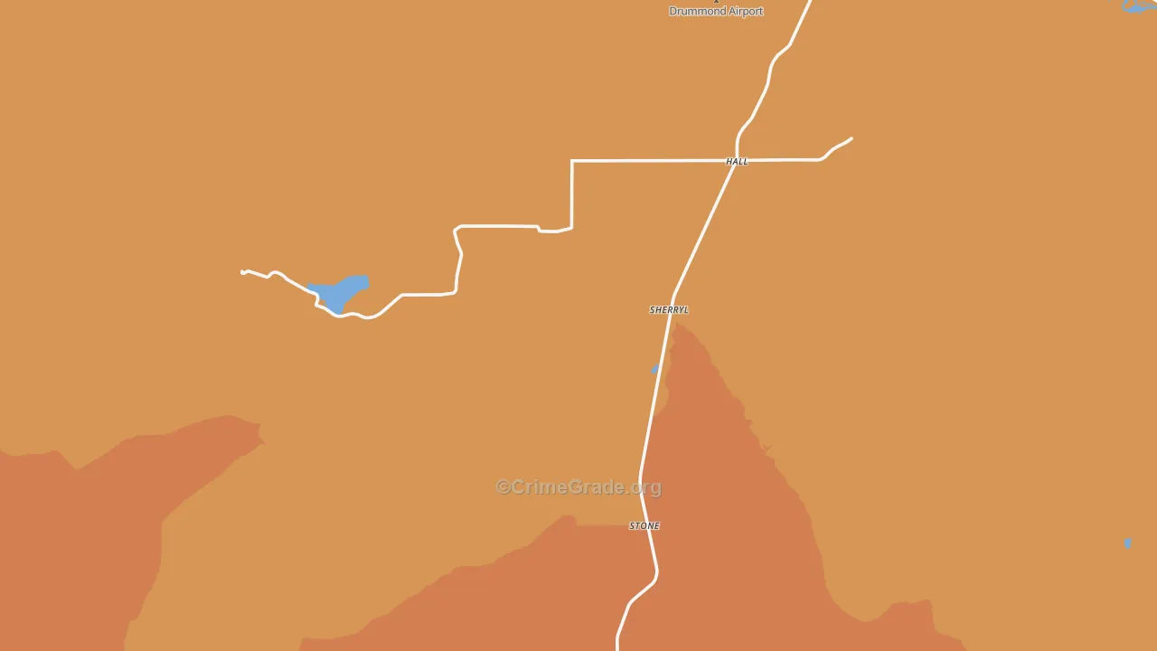 Stone, MT Map of Arson Rates