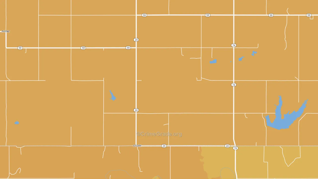 Story, OK Map of Arson Rates