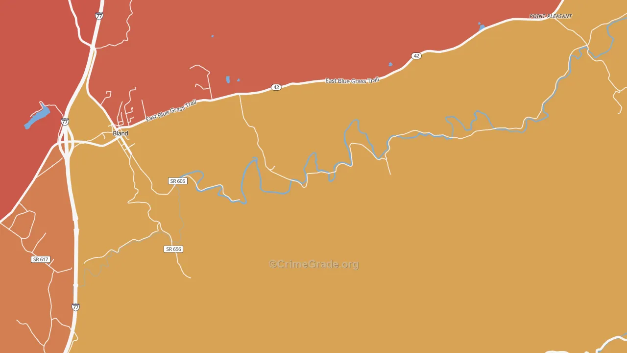 Suiter, VA Map of Arson Rates