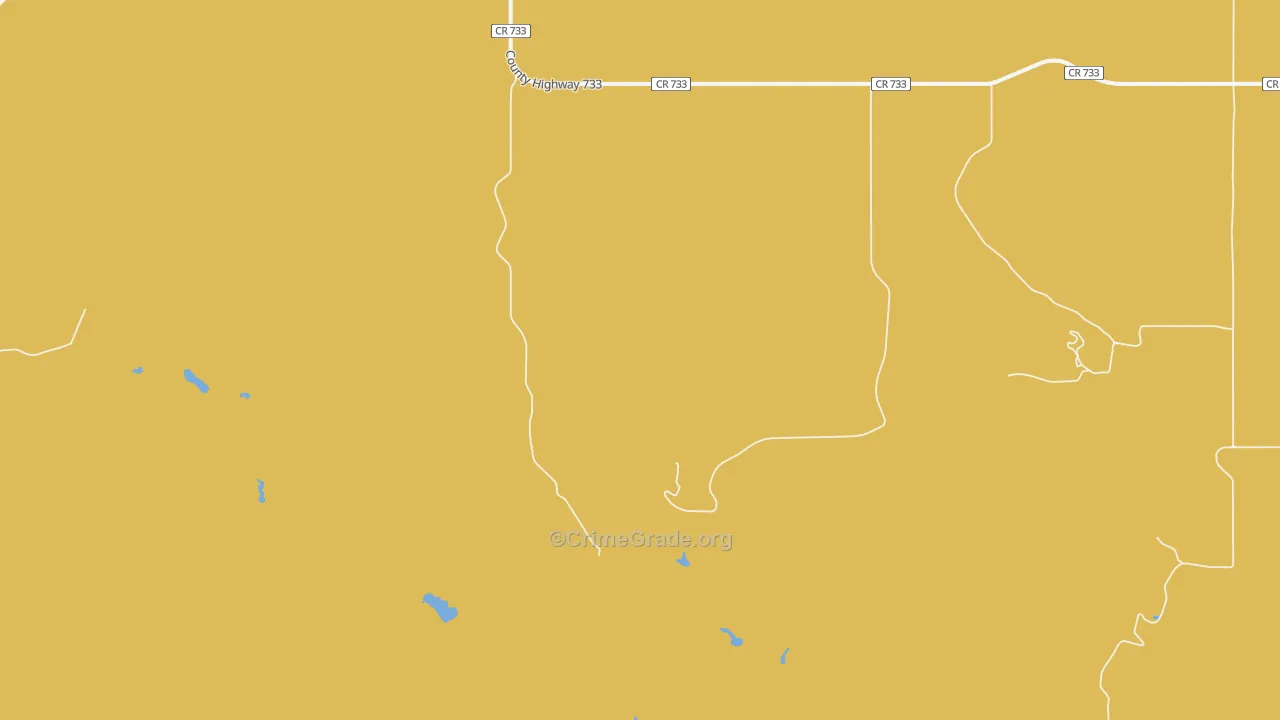 Table Mountain, SD Map of Arson Rates