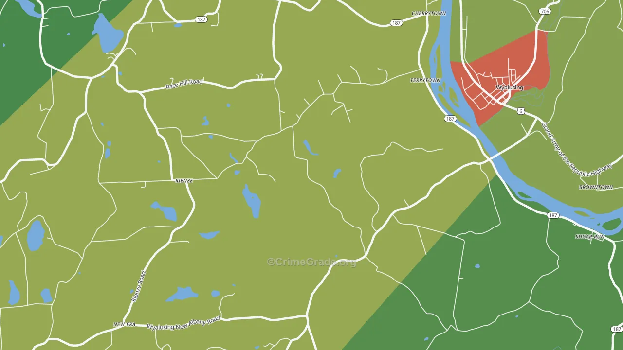 Terrytown, PA Map of Arson Rates
