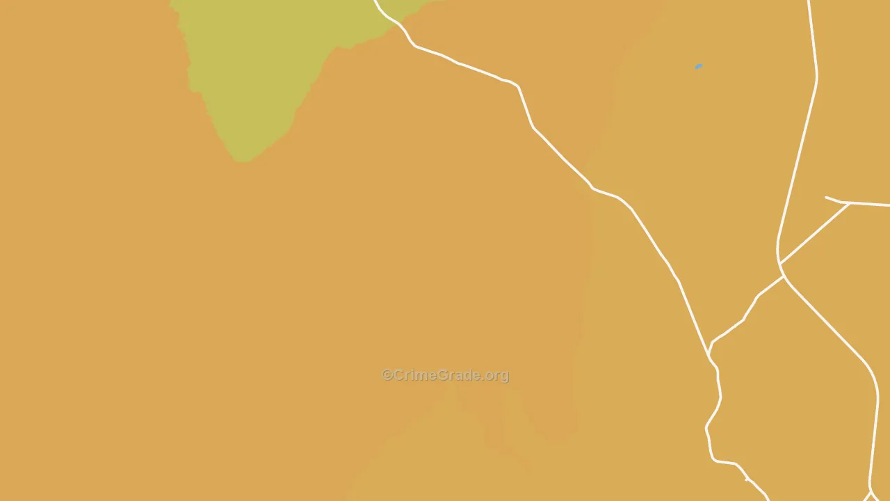 Tes Nez Iah, AZ Map of Arson Rates