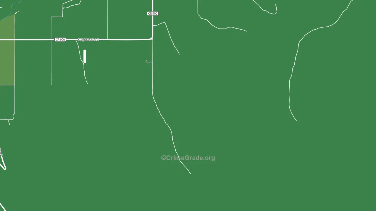 Thorn Hollow, OR Map of Arson Rates