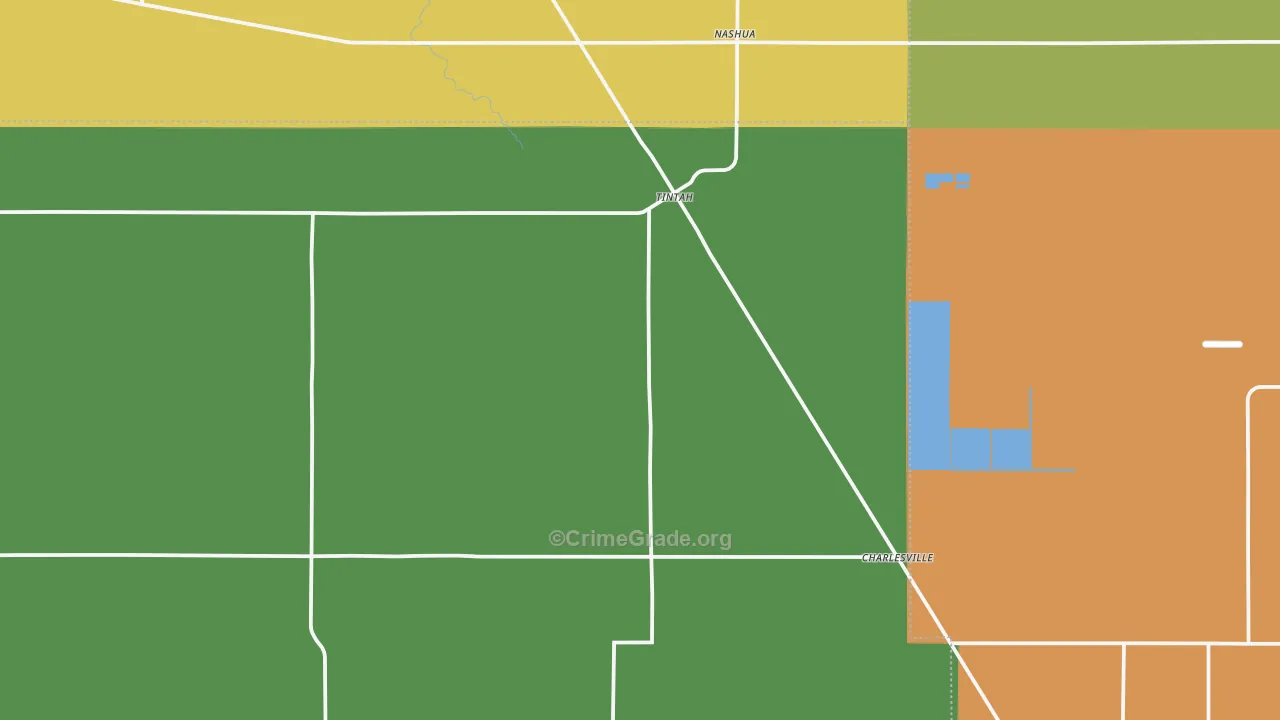 Tintah, MN Map of Arson Rates