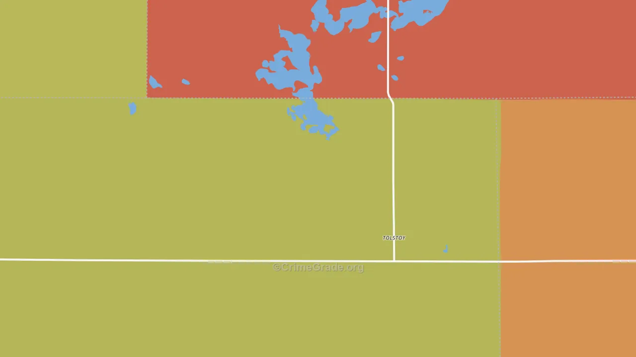 Tolstoy, SD Map of Arson Rates