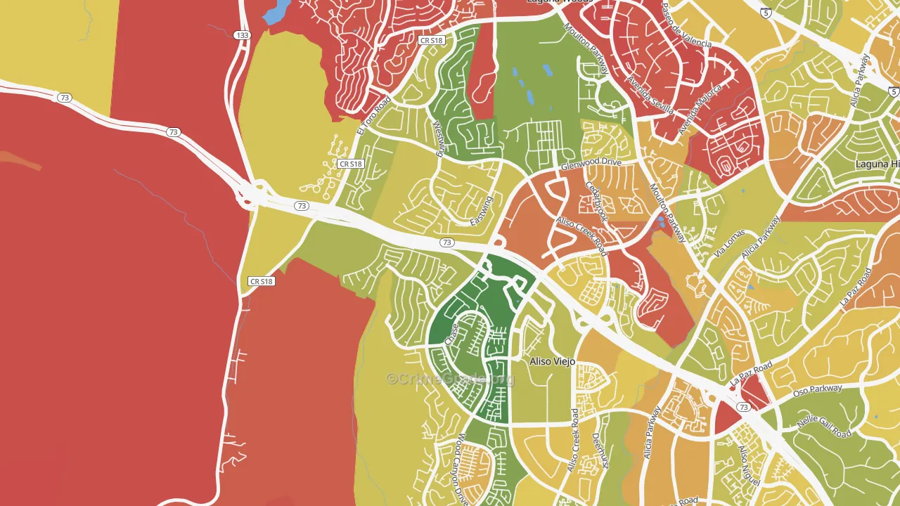 Top-of-the-World, CA Map of Arson Rates