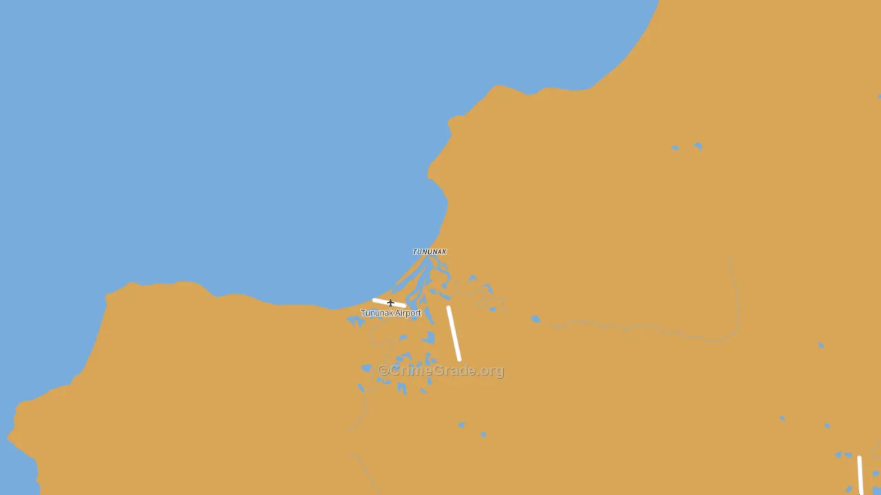 Tununak, AK Map of Arson Rates